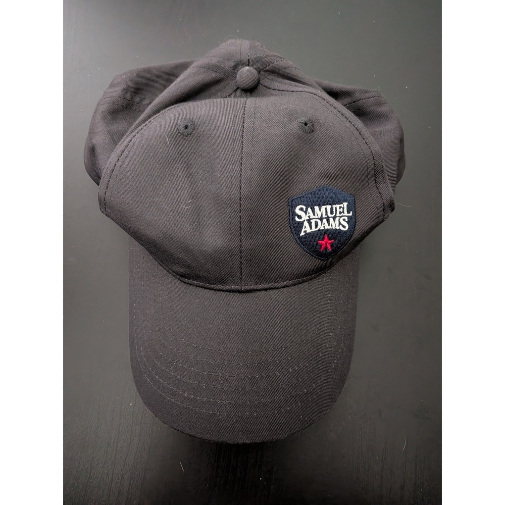 Sam Adams Baseball Hatโ Cap Strapback Black OSFM Beer Promo